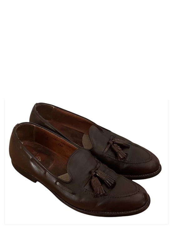 Rare Vtg Alden Penny Loafers Shoes Mens Sz 10 A/C Brown Cordovan Leather Tassel